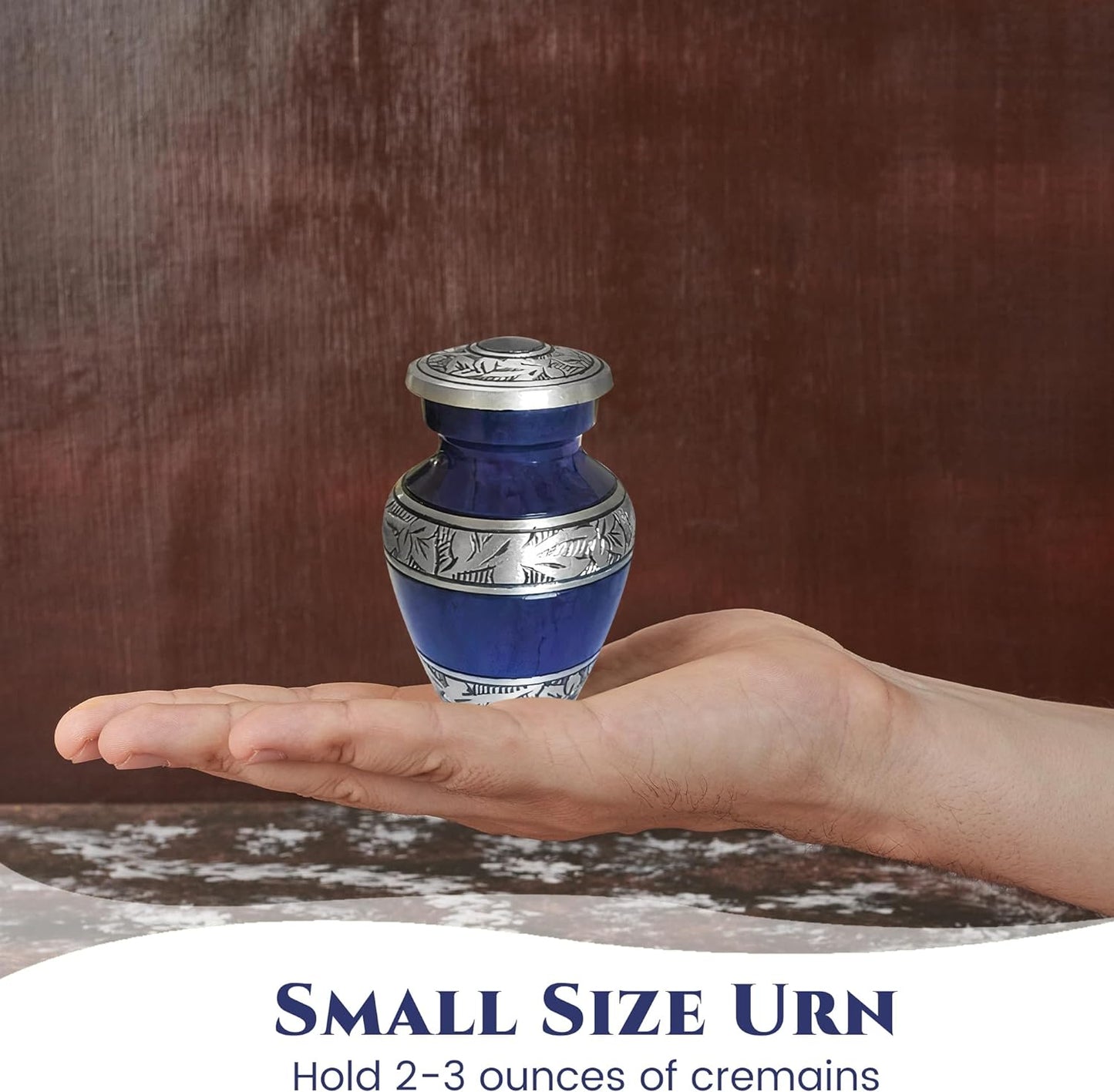 Purple Cremation Urns for Ashes Large Size