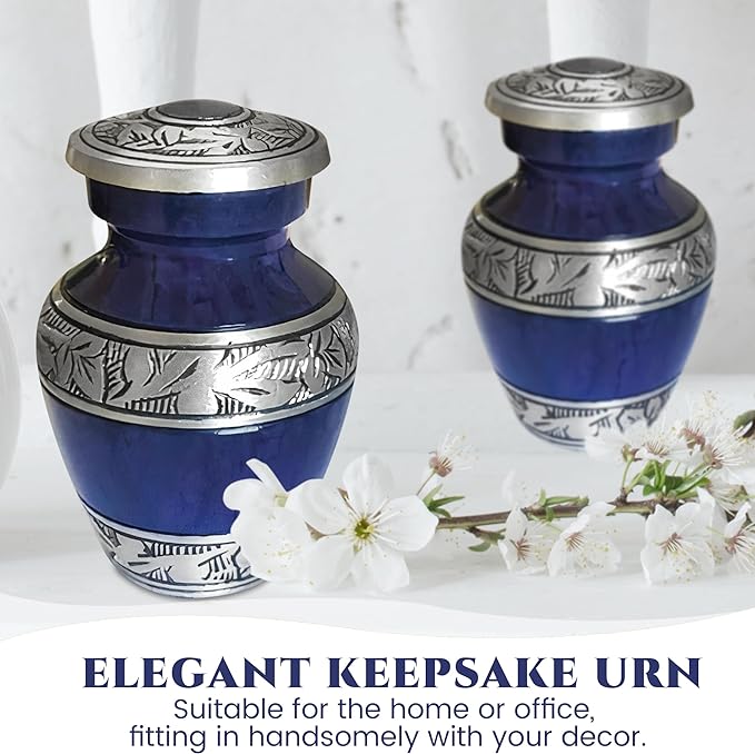 Purple Cremation Urns for Ashes Large Size