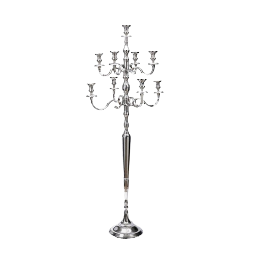 Tall 9 Arm Candlestick Holder Floor Standing Candelabra 5 Foot