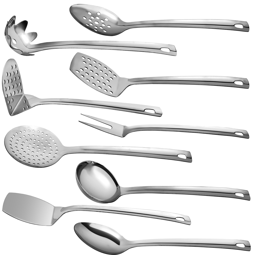 9 Pcs Set Kitchen Cooking Utensils & Tools Gadgets 13" Inch large Sizes