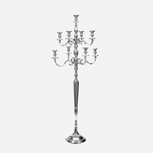 Tall 9 Arm Candlestick Holder Floor Standing Candelabra 5 Foot