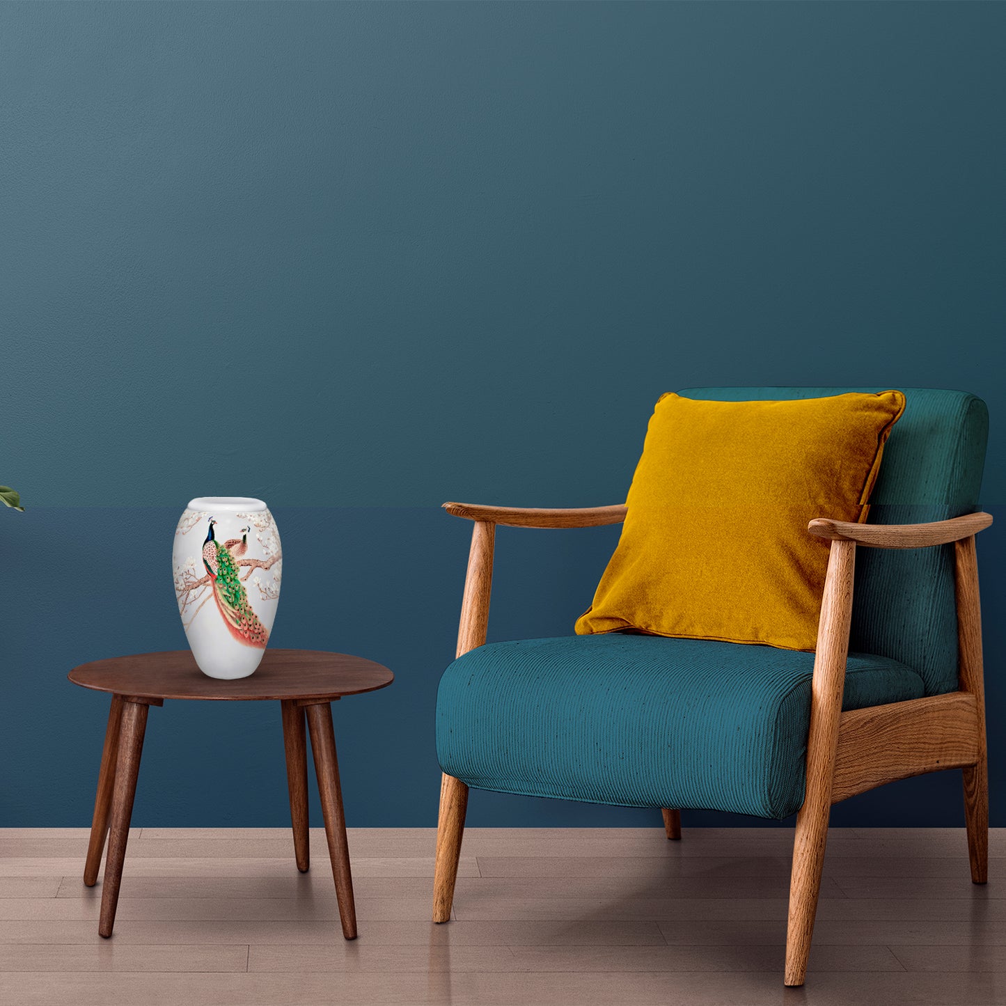 Peacock Bird Cremation Urn For Ashes Large Size 10" Inch