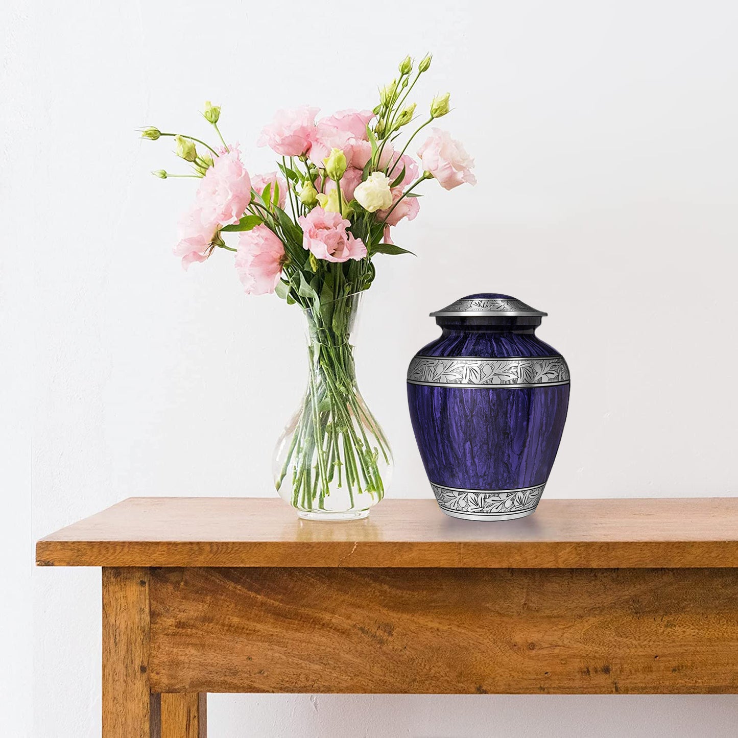 Purple Cremation Urns for Ashes Large Size