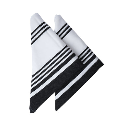 Set of 4 Striped 100% Cotton Dish Towels for Kitchen Tea Hand Towels 20x30 Inch Multi Color Options