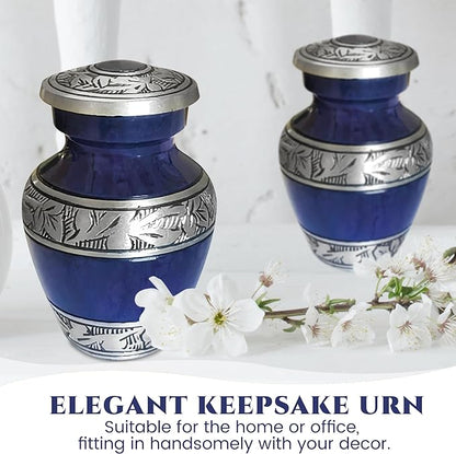 Purple Peace Cremation urns For Human Ashes | Both Large and Small Sizes Available