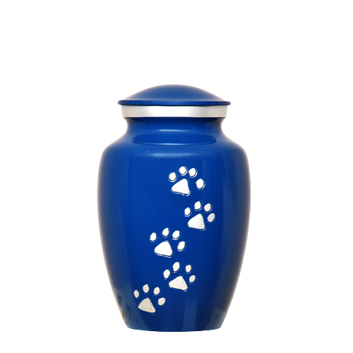 Enamel Blue Large Pet Urn