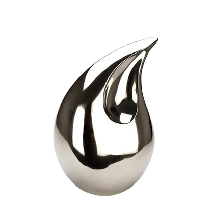 Nickle Silver Large Teardrop Cremation Urns