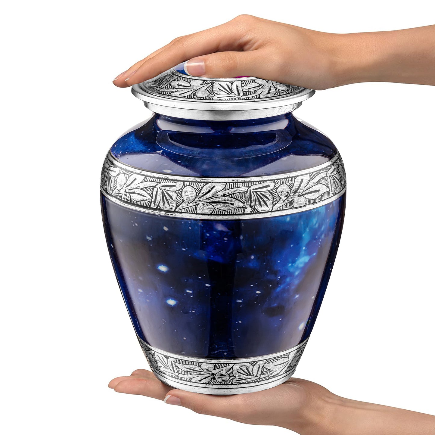Large Cosmic Galaxy Urns For Human Ashes