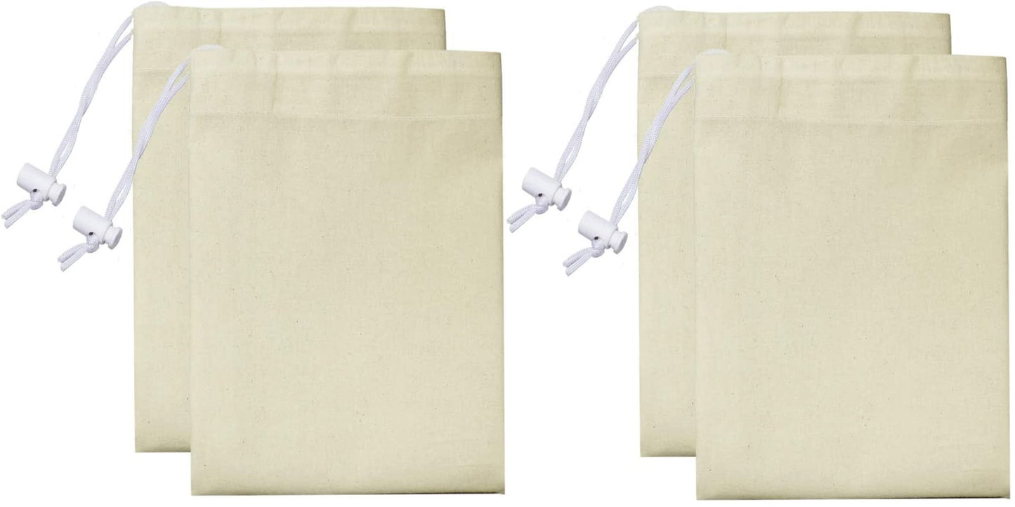 Pure Cotton Washable Laundry Bags Large Size 28" x 36" Inches Set Of 2 and 4 Piece Options