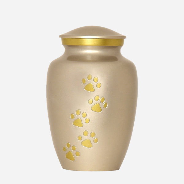 Pweter Finish Large Pet Urn