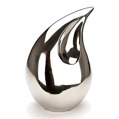 Nickle Silver Large Teardrop Cremation Urns