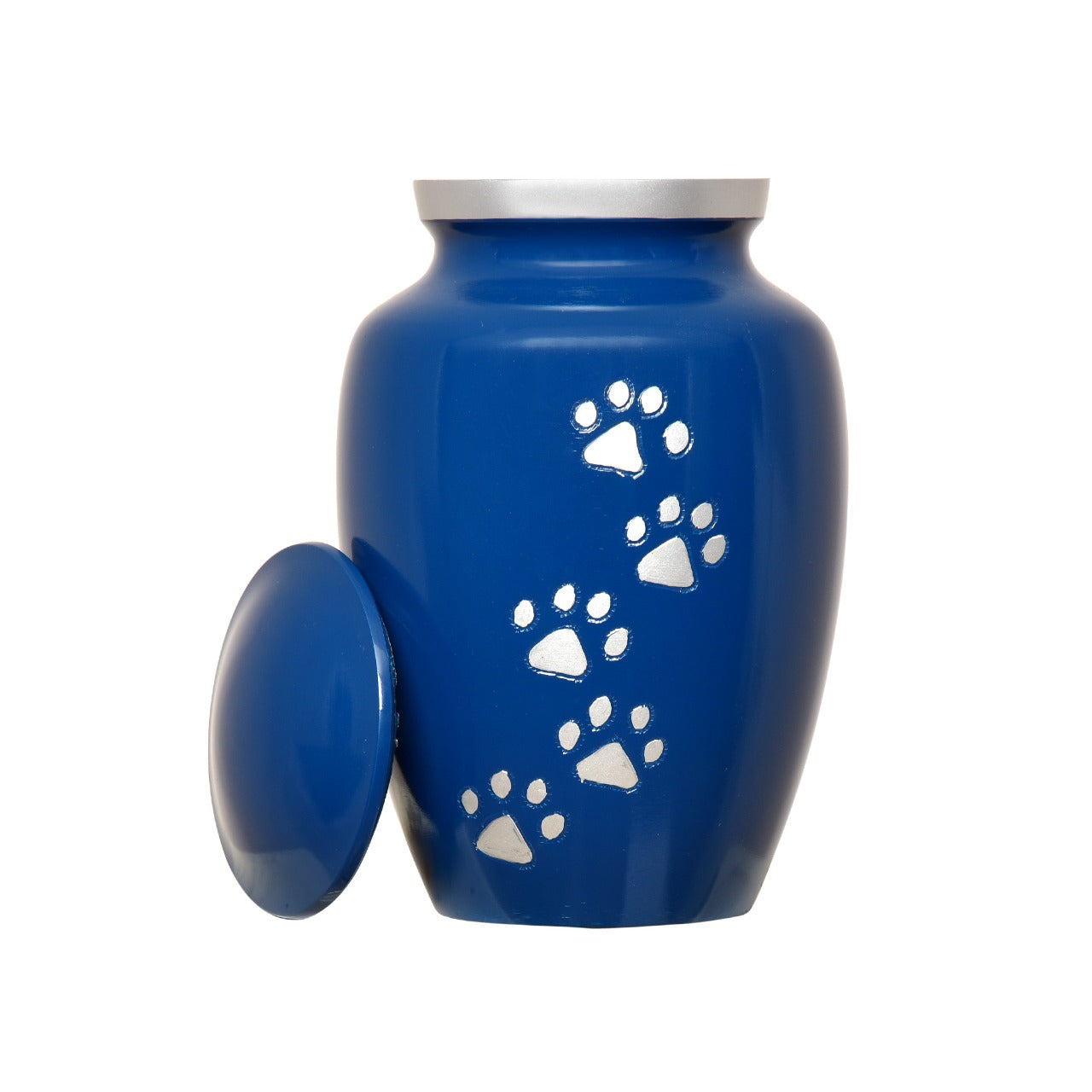 Enamel Blue Large Pet Urn